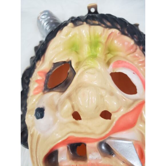 LOT 2 Monster Ben Cooper Pirate Mask Ben Cooper Halloween Vintage Black Light - Picture 4 of 16